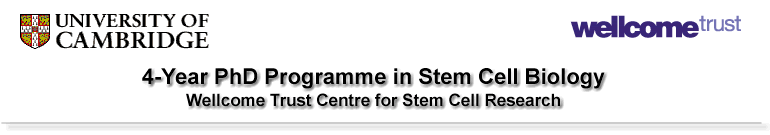 University of Cambridge, 4-Year PhD Programme in Stem Cell Biology