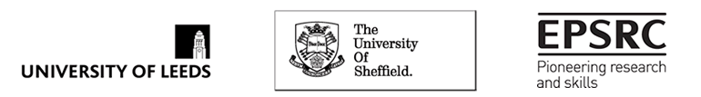 Leeds, Sheffield and EPSRC logos