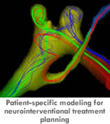 Patient specific modeling for neuro-interventional treatment planning