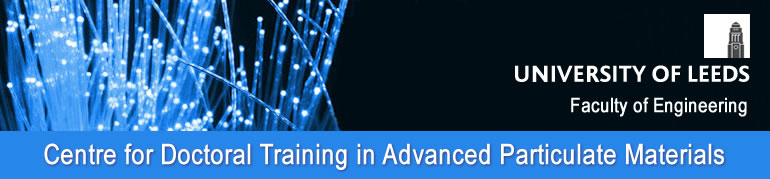 Centre for Doctoral Training in Advanced Particulate Materials