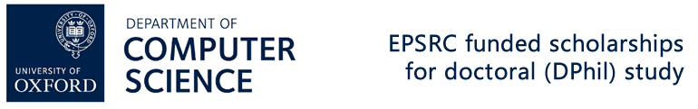 University of Oxford, Department of Computer Science EPSRC Funded Scholarships