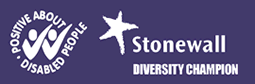 Positive about disabled people. Stonewall Diversity Champion