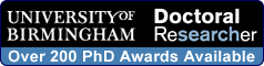 University of Birmingham featured PhD opportunities