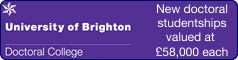 University of Brighton featured PhD opportunities
