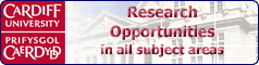 Cardiff University featured PhD opportunities