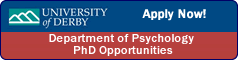 University of Derby featured PhD opportunities