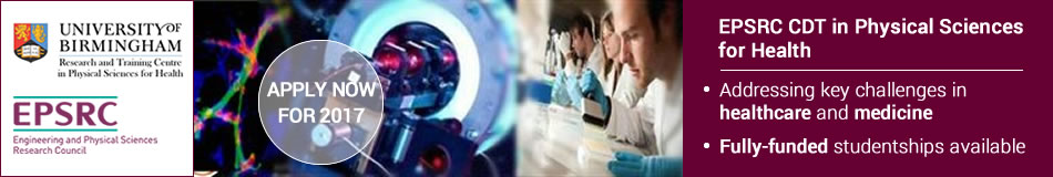 University of Birmingham Featured PhD Programmes